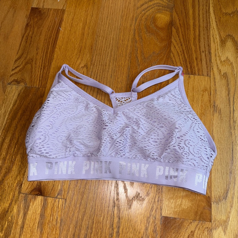 PINK Victoria's Secret Lace Bralette - Soft Purple